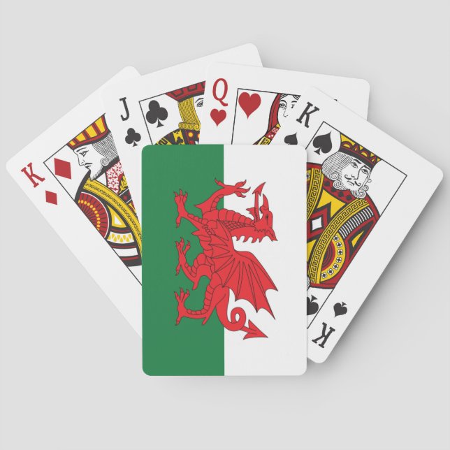 Welsh Flag Playing Cards (Back)