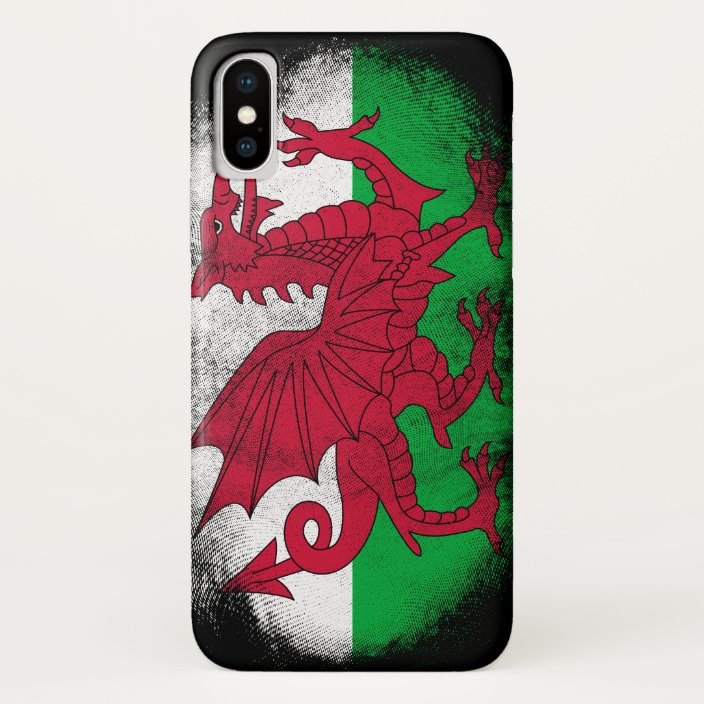 Welsh Flag Souvenir - Distressed Wales Design Case-Mate iPhone Case ...