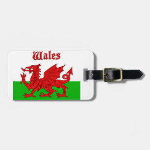 Welsh Flag Wales Luggage Tag