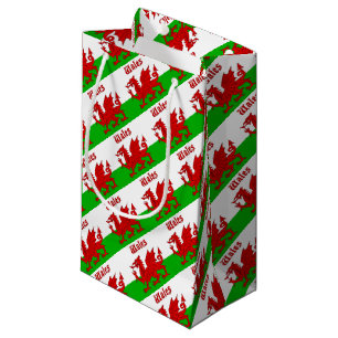 Welsh Flag Wales Small Gift Bag