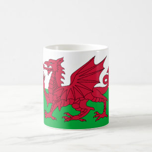 Welsh Flag (Wales) (Welsh Dragon) Coffee Mug