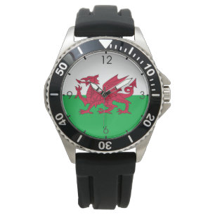 Welsh Flag (Wales) (Welsh Dragon) Watch