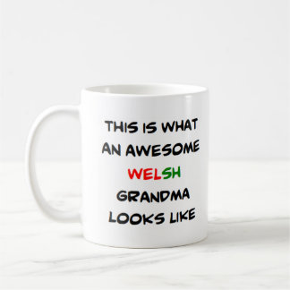 welsh grandma, awesome coffee mug