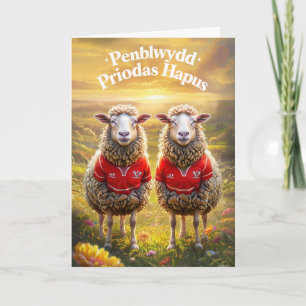 Welsh Happy Anniversary Card