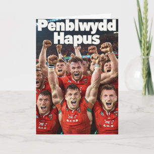 Welsh Happy Birthday Card