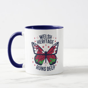 WELSH HERITAGE RUNS DEEP MUG