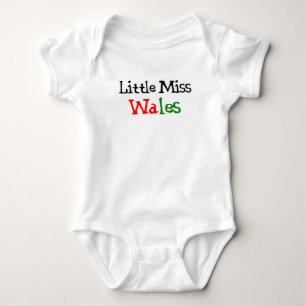 welsh little miss baby bodysuit