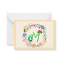 Welsh - May Day Thank You Cards