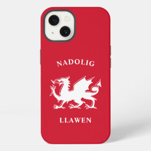 Welsh Merry Christmas Simple Celtic Nadolig Llawen iPhone 13 Case