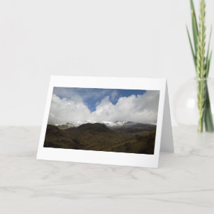 Welsh Mountain Blank Card