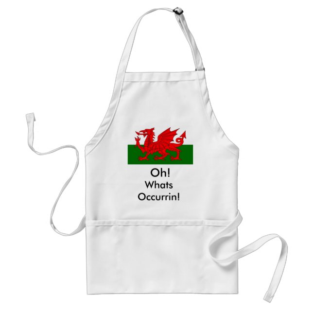 welsh, Oh! , Whats Occurrin! Standard Apron (Front)