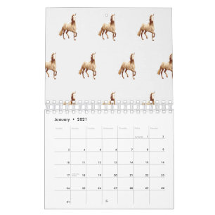 Welsh Pony and Cob Horse Equestrian Watercolor Calendar