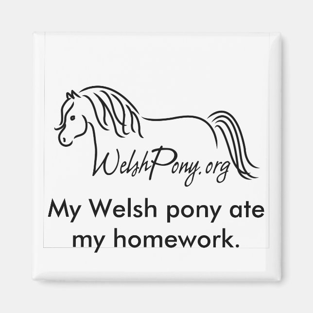 Welsh Pony & Cob Society of America Magnet (Front)