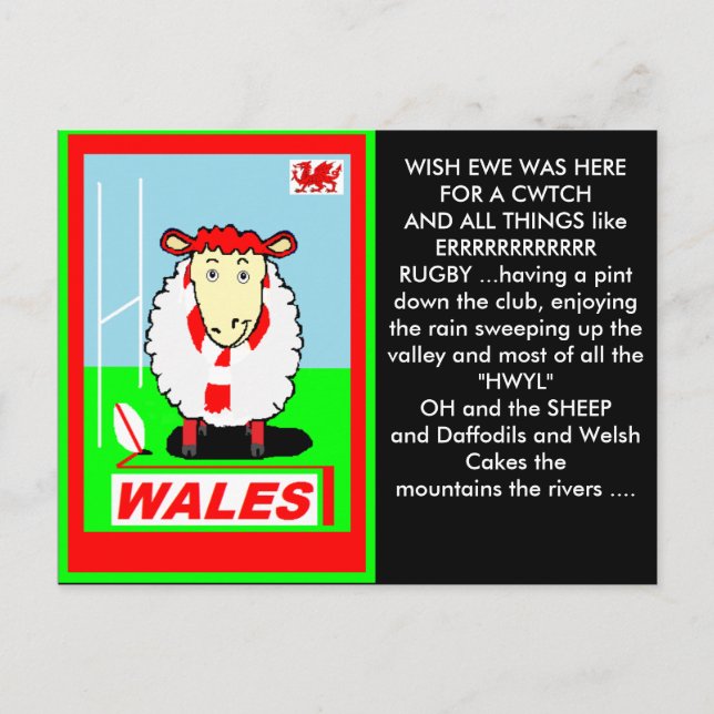 welsh postcard (Front)