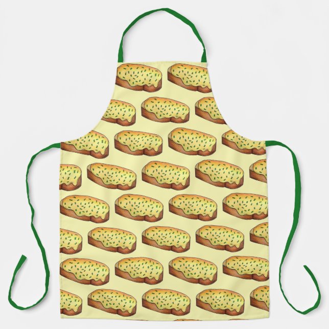 Welsh Rarebit Savoury Cheese Toast British Food UK Apron (Front)
