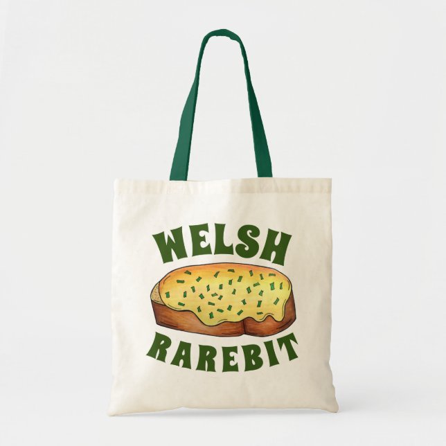 Welsh Rarebit Savoury Cheese Toast British Food UK Tote Bag (Front)