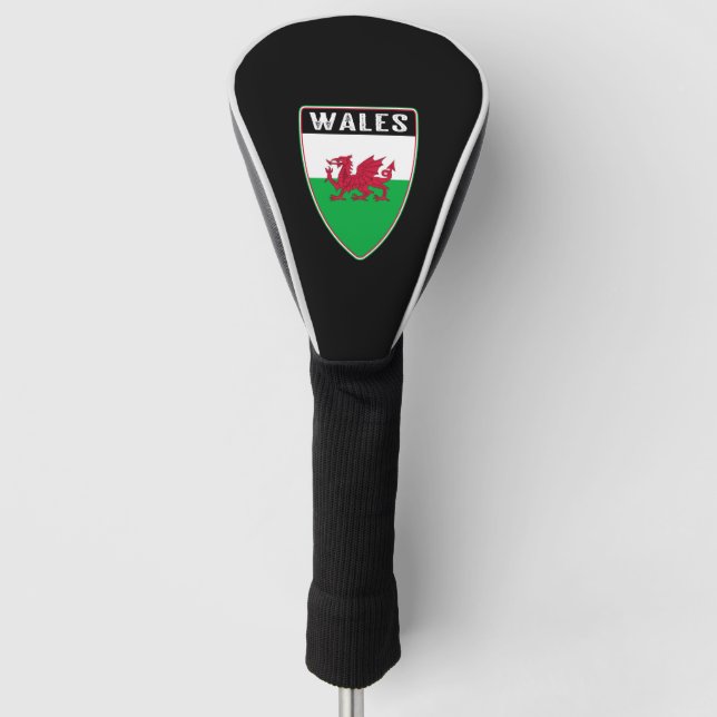 Welsh Shield Golf Head Cover (Front)