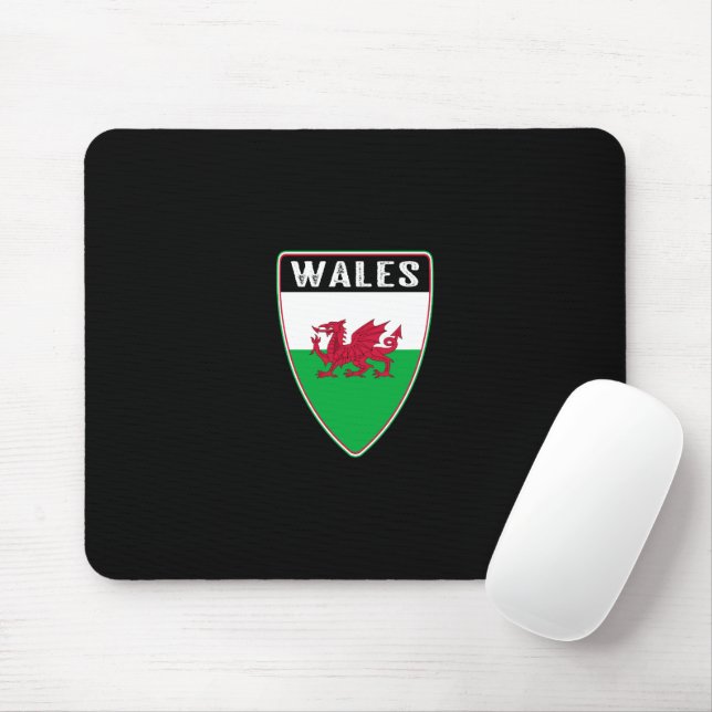 Welsh Shield Mouse Mat (With Mouse)