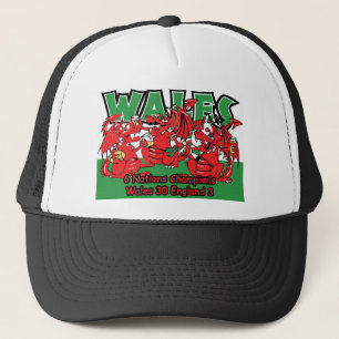 Welsh Six Nation Rugby Champions, W 30-3 E Trucker Hat