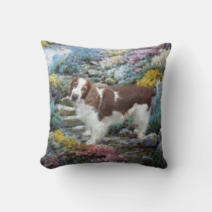 Welsh Springer Spaniel Art Gifts Cushion