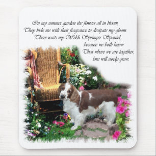 Welsh Springer Spaniel Art Gifts Mouse Mat