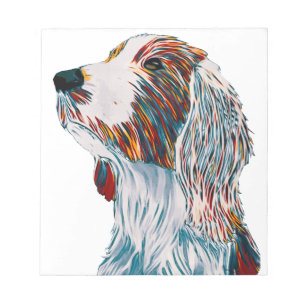 Welsh Springer Spaniel Art Notepad
