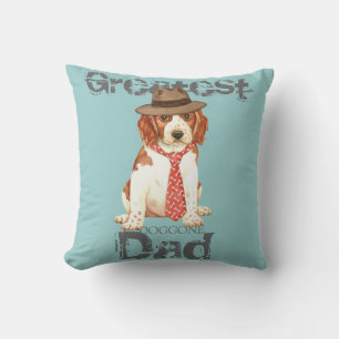 Welsh Springer Spaniel Dad Cushion