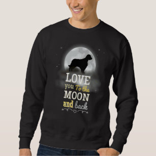 Welsh Springer Spaniel Dog Love To The Moon Sweatshirt