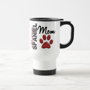 Welsh Springer Spaniel Mum Paw Print 2 Travel Mug