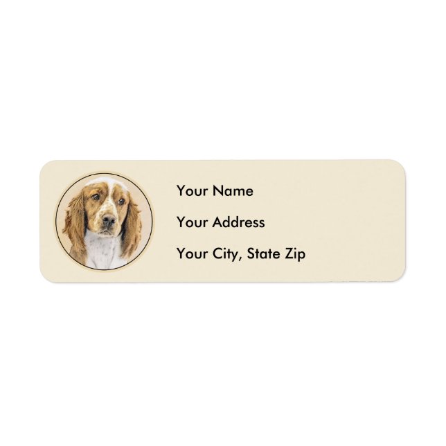 Welsh Springer Spaniel Painting - Original Dog Art (Front)