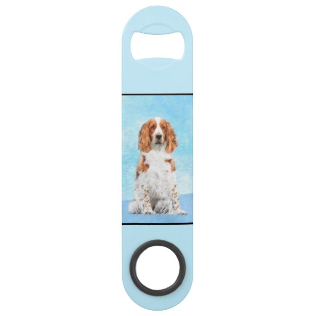 Welsh Springer Spaniel Painting - Original Dog Art (Back)