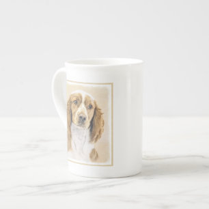 Welsh Springer Spaniel Painting - Original Dog Art Bone China Mug