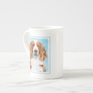 Welsh Springer Spaniel Painting - Original Dog Art Bone China Mug