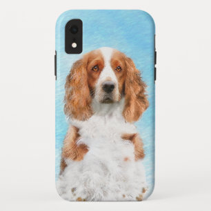Welsh Springer Spaniel Painting - Original Dog Art iPhone XR Case