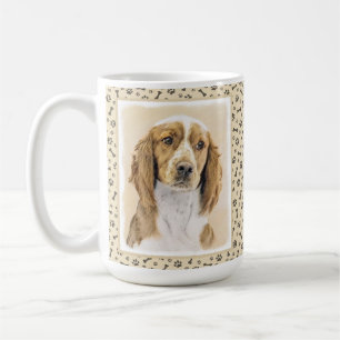 Welsh Springer Spaniel Painting - Original Dog Art Coffee Mug