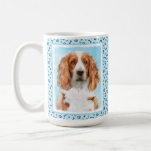 Welsh Springer Spaniel Painting - Original Dog Art Coffee Mug