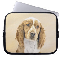 Welsh Springer Spaniel Painting - Original Dog Art