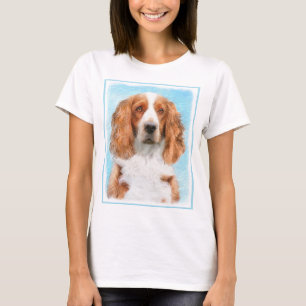 Welsh Springer Spaniel Painting - Original Dog Art T-Shirt
