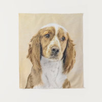 Welsh Springer Spaniel Painting - Original Dog Art