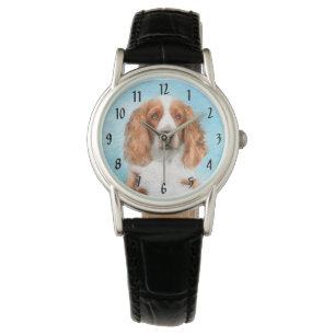 Welsh Springer Spaniel Painting - Original Dog Art Watch