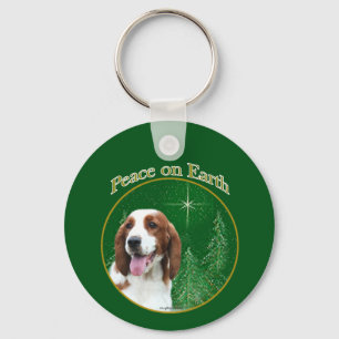 Welsh Springer Spaniel Peace Key Ring