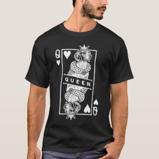Welsh Springer Spaniel Queen Of Hearts Dog  Pop T-Shirt