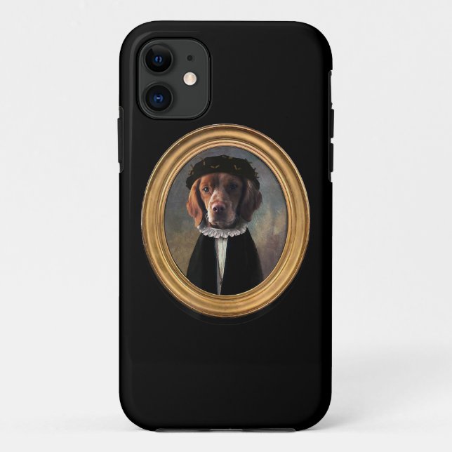 Welsh Springer Spaniel Renaissance Painting Dog Case-Mate iPhone Case (Back)