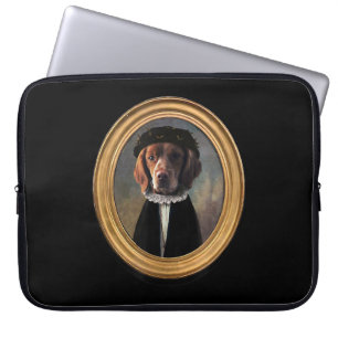 Welsh Springer Spaniel Renaissance Painting Dog Laptop Sleeve