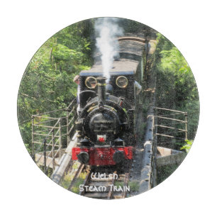 Welsh Steam Train. Cutting Board