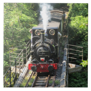 Welsh Steam Train. Tile