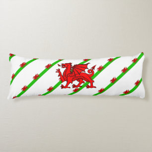 Welsh stripes flag body cushion