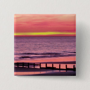 WELSH SUNSET 15 CM SQUARE BADGE