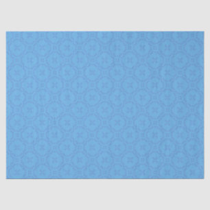 Welsh Tapestry Pattern, Chic Blue Tissue Paper