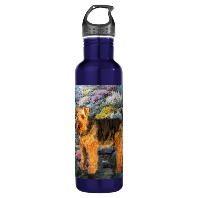 Welsh Terrier Art 710 Ml Water Bottle (Front)
